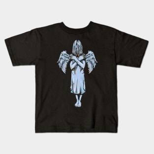 Angel Girl Earns Her Wings Kids T-Shirt